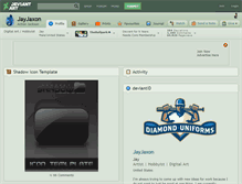 Tablet Screenshot of jayjaxon.deviantart.com