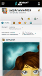 Mobile Screenshot of ladyarianne1024.deviantart.com