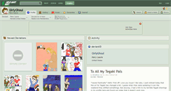 Desktop Screenshot of girlyghoul.deviantart.com
