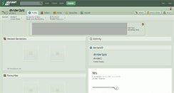 Desktop Screenshot of divider2plz.deviantart.com