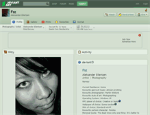 Tablet Screenshot of fsz.deviantart.com