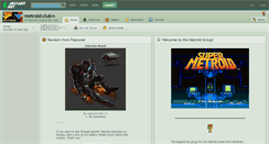 Desktop Screenshot of metroid-club.deviantart.com