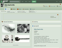 Tablet Screenshot of little-faerie-bits.deviantart.com
