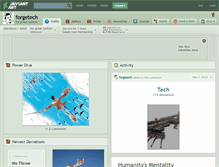 Tablet Screenshot of forgetech.deviantart.com