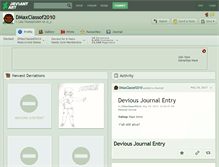 Tablet Screenshot of dmaxclassof2010.deviantart.com