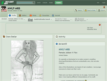 Tablet Screenshot of mwlf-mrb.deviantart.com