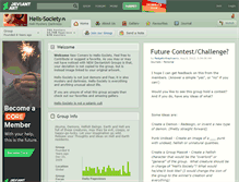 Tablet Screenshot of hells-society.deviantart.com