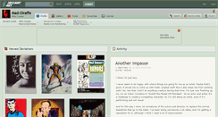 Desktop Screenshot of mad-giraffe.deviantart.com
