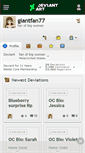 Mobile Screenshot of giantfan77.deviantart.com