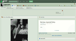 Desktop Screenshot of paperstars.deviantart.com