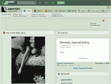 Tablet Screenshot of paperstars.deviantart.com