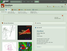 Tablet Screenshot of dieselkane.deviantart.com
