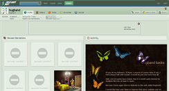 Desktop Screenshot of bugband.deviantart.com