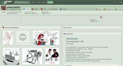 Desktop Screenshot of critical-lacitirc.deviantart.com