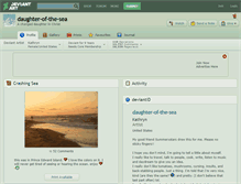 Tablet Screenshot of daughter-of-the-sea.deviantart.com