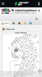 Mobile Screenshot of colourmyanimu.deviantart.com