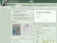 Tablet Screenshot of beexcellent.deviantart.com