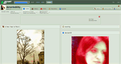 Desktop Screenshot of dementedkitty.deviantart.com