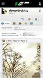 Mobile Screenshot of dementedkitty.deviantart.com