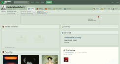 Desktop Screenshot of madameblackcherry.deviantart.com
