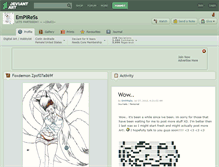 Tablet Screenshot of empiress.deviantart.com