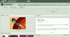 Desktop Screenshot of damiandomator.deviantart.com