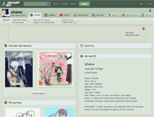 Tablet Screenshot of ishalee.deviantart.com