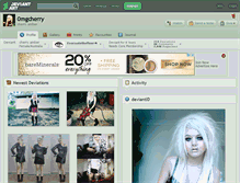 Tablet Screenshot of 0mgcherry.deviantart.com