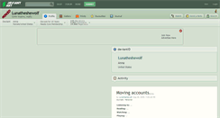 Desktop Screenshot of lunatheshewolf.deviantart.com