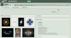 Desktop Screenshot of onilukos.deviantart.com