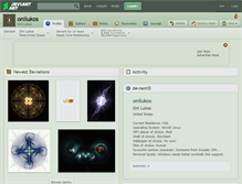Tablet Screenshot of onilukos.deviantart.com
