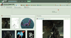 Desktop Screenshot of bronze-dragonrider.deviantart.com