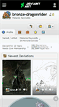 Mobile Screenshot of bronze-dragonrider.deviantart.com