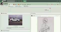 Desktop Screenshot of calib454.deviantart.com