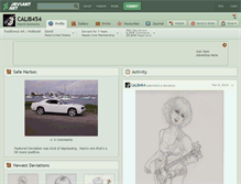 Tablet Screenshot of calib454.deviantart.com