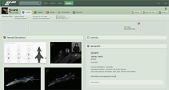 Desktop Screenshot of jjward.deviantart.com