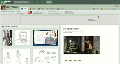 Desktop Screenshot of harrywatson.deviantart.com