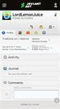 Mobile Screenshot of lordlemonjuice.deviantart.com