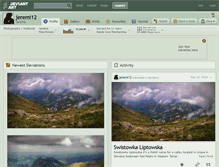 Tablet Screenshot of jeremi12.deviantart.com