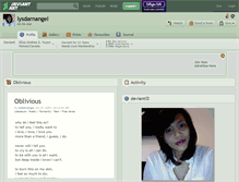 Tablet Screenshot of lysdarnangel.deviantart.com