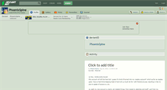 Desktop Screenshot of phoenixspine.deviantart.com