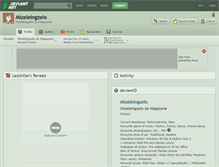 Tablet Screenshot of mizeleingzelo.deviantart.com