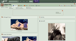 Desktop Screenshot of mikako1982.deviantart.com