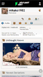 Mobile Screenshot of mikako1982.deviantart.com