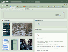 Tablet Screenshot of chkc.deviantart.com