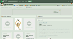 Desktop Screenshot of cherrycrissycris.deviantart.com