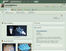 Tablet Screenshot of dulachnightflame.deviantart.com