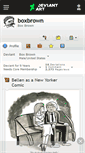 Mobile Screenshot of boxbrown.deviantart.com