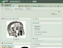Tablet Screenshot of boxbrown.deviantart.com