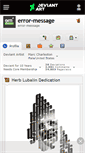 Mobile Screenshot of error-message.deviantart.com